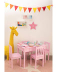 Jungle Safari Yellow Faux Fur Giraffe Kids Stool