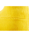Jungle Safari Yellow Faux Fur Giraffe Kids Stool