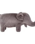 Jungle Safari Grey Faux Fur Elephant Kids Stool