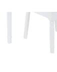 Kids White Finish Dressing Table and Stool Set