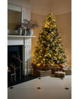 Snowy Forest Fir Pre Lit LED Christmas Tree 400 Lights