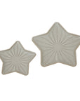 Medium Ceramic Star Dish in White