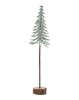 Snowy Spindle Tabletop Tree for Winter Decor