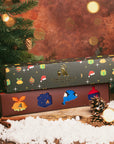 Green Christmas Drawer Box - 4 Pairs of Bamboo Socks (His)