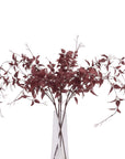 Elegant Burgundy Leaf Ornament | Home Decor Accent