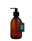 Amber Plastic Pump Bottle