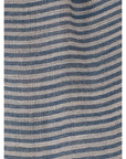 Serene Stride Stripes Wool Scarf - Beige Blue