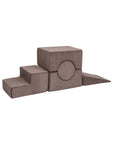 Aesthetic Shape Play Set in Brown Five Piece