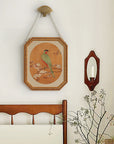 French and Chinese Fusion Wall Art with Gold Frame