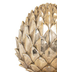 Gold Pinecone Ceramic Accent Decor