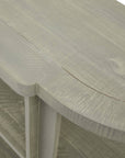 Greywashed Pine Two Tier Console Table