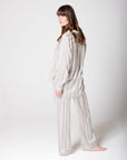 Satin Hero Long Sleeve Stripe PJ Set