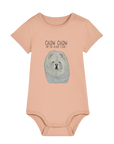 Adorable Cream Chow Chow Baby Bodysuit – The Perfect Cuddly Outfit!