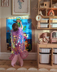 Paste The Mermaid Felt Play Board-Magical Sensory Dress up activity for kids | The Playmakers Co
