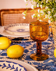 Eleanor Wine Glass, Mustard - Set of 8