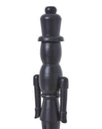 Black Nordic Style Wooden Nutcracker
