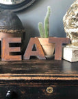 Rusty Metal Letters , Signs For The Home And Garden A–Z | Fat Font 5" Lettering