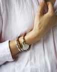 Flower Of Life Bracelet - Sandalwood