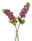 Artificial Purple Delphinium Stem for Cottage Style Flourish