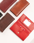 Womens Leather Wallet with Mirror