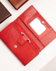 Womens Leather Wallet with Mirror
