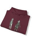 Graphic Print Unisex Hooded Sweatshirt