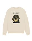 Comfy, Cozy, & Cute: The Wire Haired Dachshund Oversized Sweatshirt"