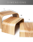 Wooden Floor Plant Stand - Set of 3