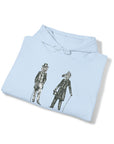 Graphic Print Unisex Hooded Sweatshirt