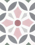 Luxury MAROQ cement floor tiles, turquoise and white Moroccan-inspired design, premium handcrafted tiles for walls and floors by Maria Starling Design at brixbailey.com