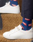 London Bus Bamboo Socks