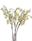 Lifelike artificial Elaeocarpus stem with finely textured green leaves, 100cm tall, for realistic floral arrangements by sostter at brixbailey.com