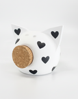 Queen of Hearts | Handmade Ceramic Piggy Bank