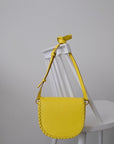 Handmade Recycled Genuine Leather Tote Bag - 15cm Tall, Adjustable 44-50cm Handle - Eco-Friendly & Durable by Sook Stainable at brixbailey.com