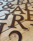 Classic Rusty Metal Letters 5" And 12" A-Z 0-9 Rustic Signs For The Home And Garden
