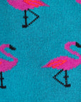Flamingo Bamboo Socks (Comfort Cuff)