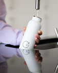Premium Arctic Bottle, eco-friendly stainless steel vacuum flask, keeps drinks hot or cold, BPA-free, bamboo lid, biodegradable packaging by Arcticus at brixbailey.com