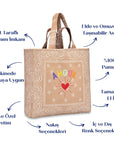 LEO Quilted Maxi Tote Çanta - AMOUR