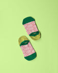 Floral spring socks for women, 4 pairs with petal designs, premium cotton blend, comfortable and stylish by Body and I at brixbailey.com