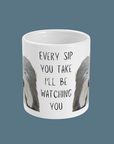 Sip Surveillance – Bearded Collie Mug of Judgment