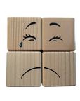 Wooden Expression Blocks for Kids