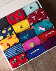 Ultimate Style Sock Box - 15 Pairs of Bamboo Socks