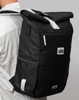 Premium Polar Explorer Backpack, waterproof hemp backpack with laptop compartment, USB charging, ergonomic support, adjustable straps, hidden pockets by Arcticus at brixbailey.com