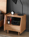 Devin Bedside Table, Solid Wood
