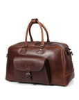 Voyager Leather Duffle – Premium Cowhide Travel Style