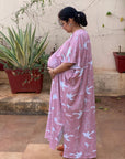 Rose gold Free Thinker Maternity "Stunningly Simple" Style Caftan | Soft Jersey Knit Organic Cotton | Maternity House Dress