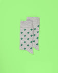 Luxury cactus pattern socks, premium green succulent design, cozy pack of 4, best-selling stylish autumn socks for men and women by Body and I at brixbailey.com