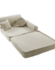Large Modular Sofa for Kids - Premium Corduroy Ecru
