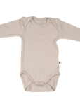 Bamboo Baby Long Sleeve Body - GREY-2
