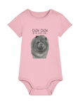 Adorable Blue Chow Chow Baby Bodysuit – Perfect for Little Dog Lovers